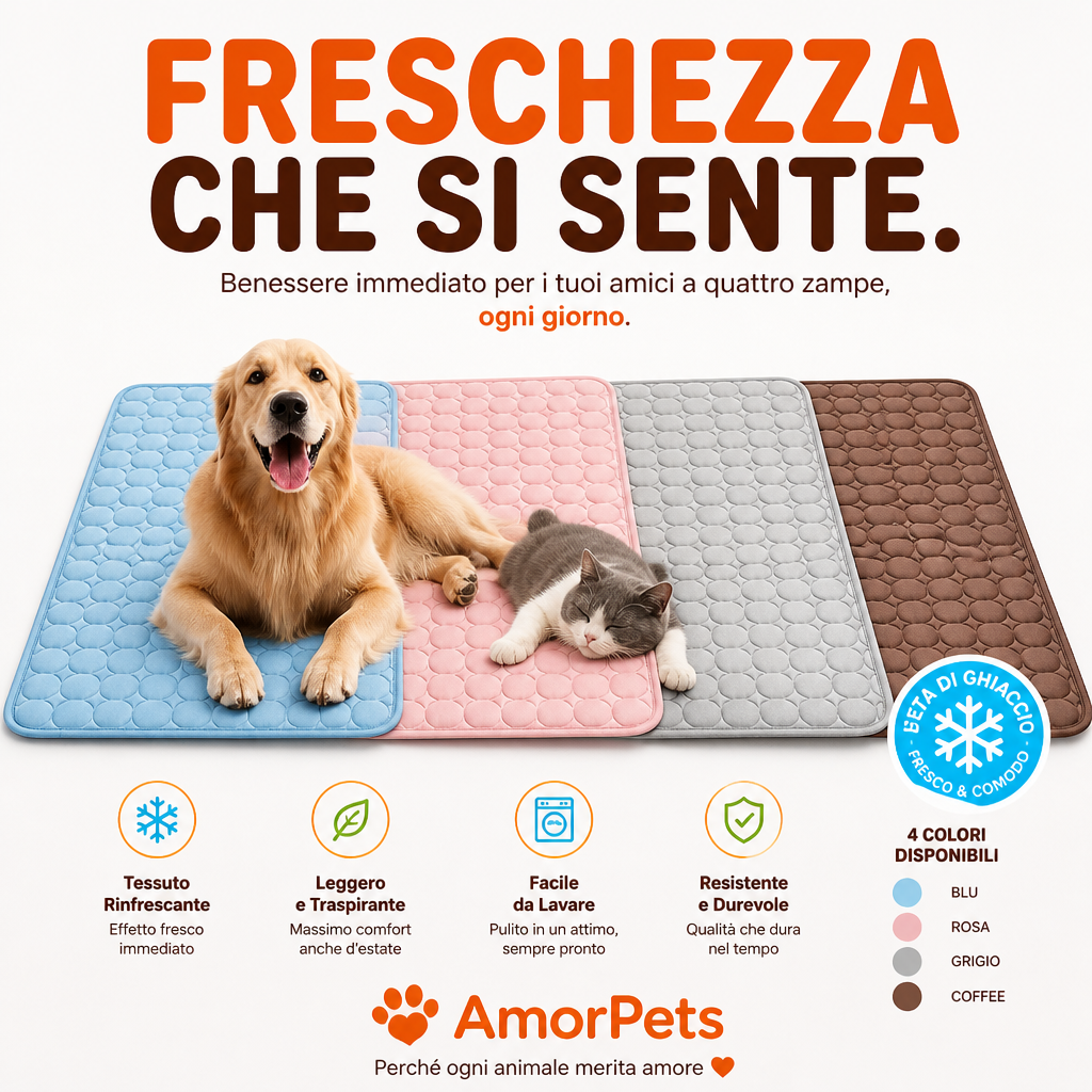 Tappetino Rinfrescante per Cani e Gatti